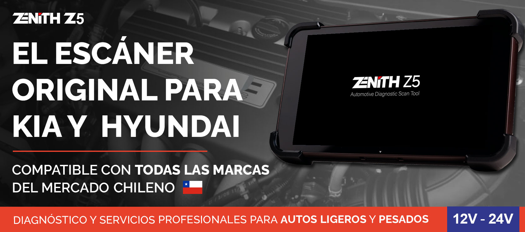 Scanner automotriz multimarca Zenith Z5