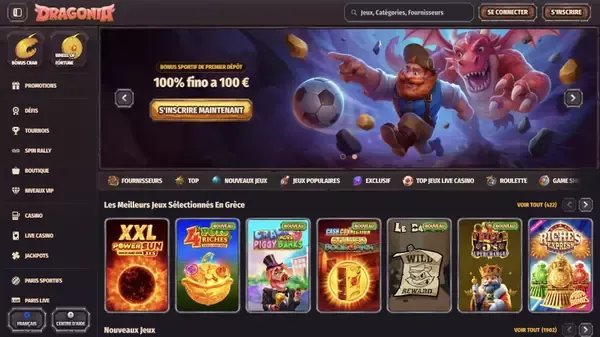 Dragonia casino retrait à France