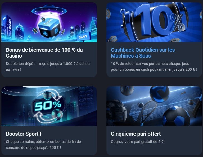 Twin casino online, twin casino en ligne