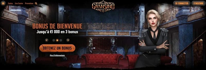 Découvrez les Gransino Casino en Ligne et ses Offres Attrayantes en France, gransino casino login